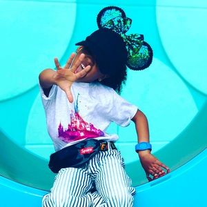 Sequins Mickey ears hat